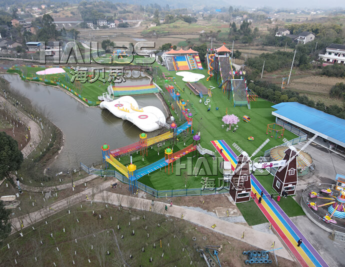 重慶夢(mèng)幻島蹦床橋